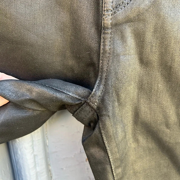 Banana  Republic High Rise Slim Coated Denim, BNWT, size 8T - Picture 12 of 13